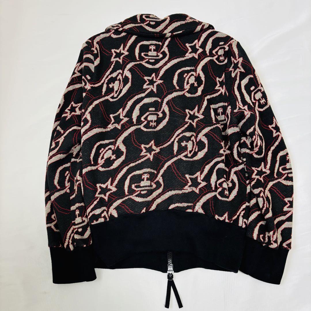 Vivienne Westwood Red Label Zip Up Hoodie, Orb Logo, Size 3L Vivienne Westwood Red Label Zip Up Hoodie, Orb Logo, Size 3L