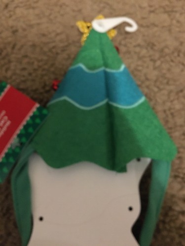 Holiday Christmas Cat Hat / Christmas Tree/one Size Fits Only/ 1102 - Picture 8 of 8