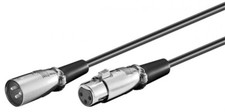 XLR-Anschlusskabel, XLR-Stecker (3-Pin), XLR-Buchse (3-Pin), 6m