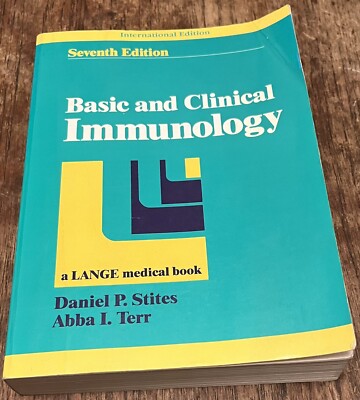 Basic And Clinical Immunology Seventh Edition 1991 Stites Terr Paperback