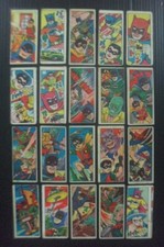 1960s Vintage DC Comics BATMAN & ROBIN Cartoon Comic JAPAN Card x 20 MEGA RARE!!