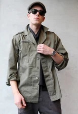 New French army F2 olive field jacket combat coat surplus military khaki
