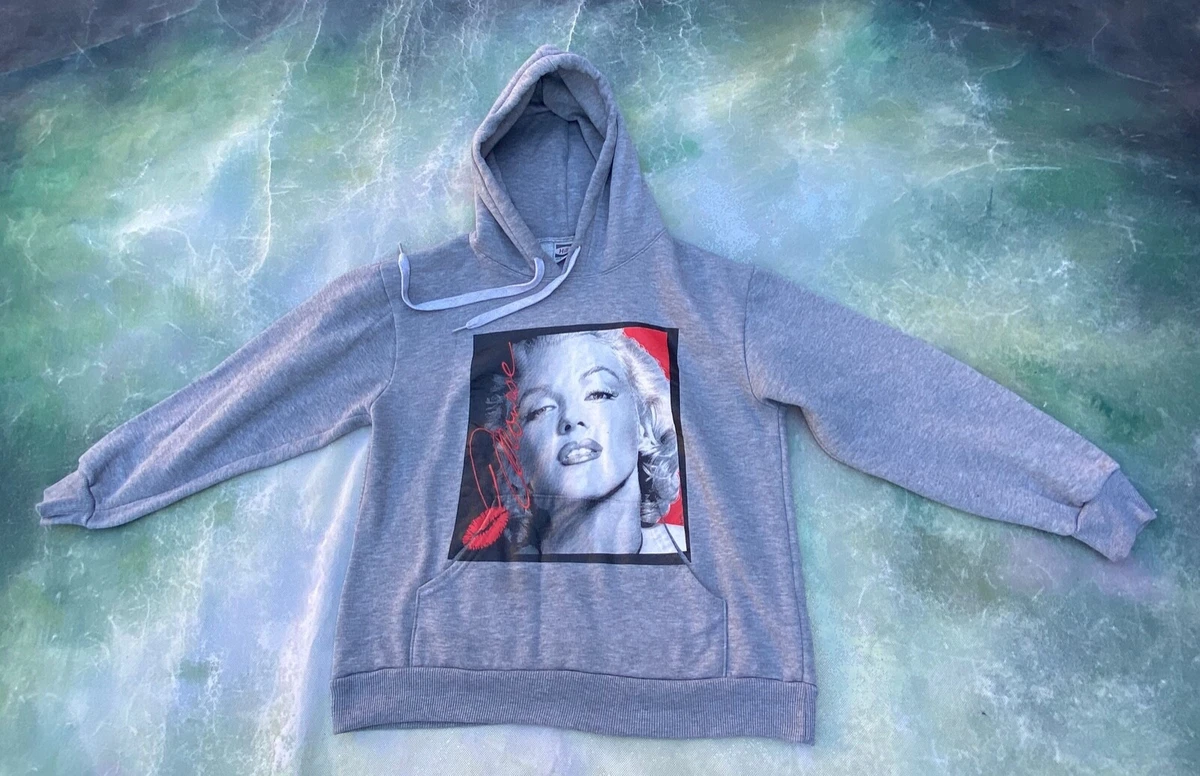 Blue marilyn top monroe hoodie