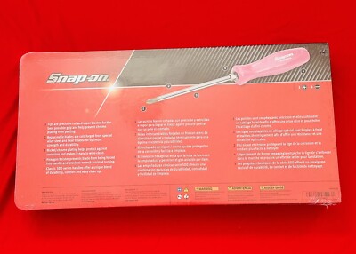 RARE Snap-on Pearl Pink 7 Piece Hard Grip Combination Screwdriver