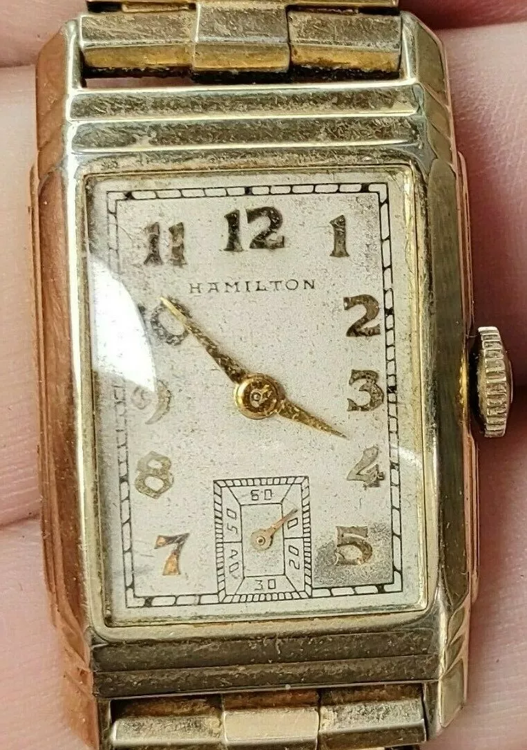 Hamilton tank watch best sale vintage