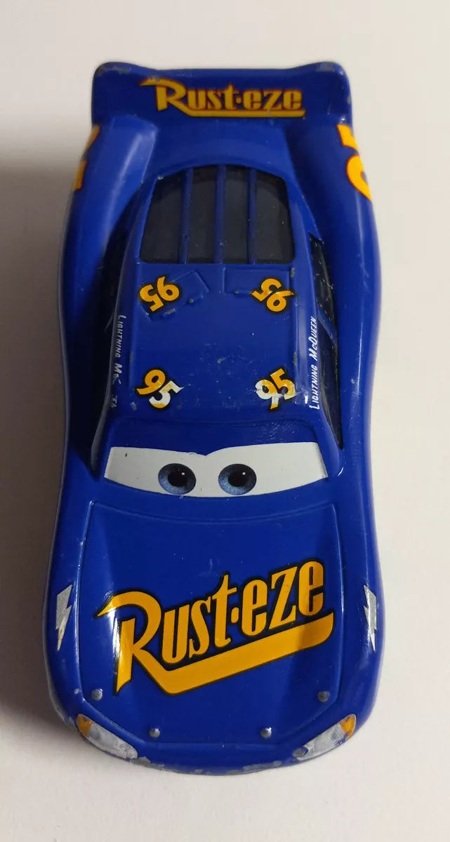 Disney Pixar Cars #95 Blue Fabulous Lightning McQueen Diecast Movie Toy Car
