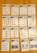 Railroad Decals for HO Scale - Side Trackers  Large Variety New