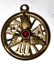 vintage LAW League of American Wheelmen WATCH FOB medal pendant #619