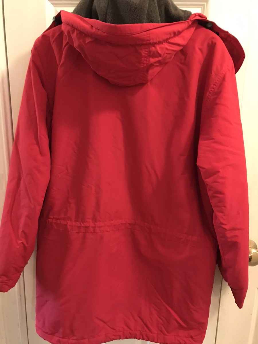 LANDS END POLARTEC Aircore 200 Fleece Lined Hooded Parka LANDS END POLARTEC Aircore 200 Fleece Lined Hooded Parka