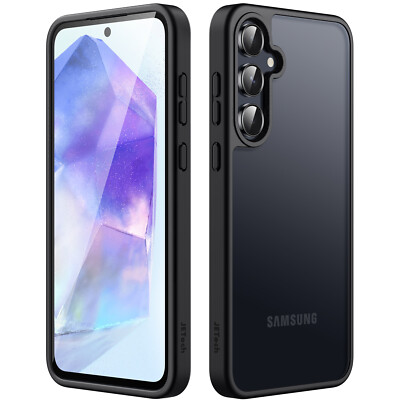 JETech Matte Case for Samsung Galaxy A55 5G, Frosted Translucent Back Slim Cover