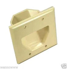  HDMI,DVI,S,Scart,Component Video,VGA,USB,RCA's Wall Plate -- Ivory  