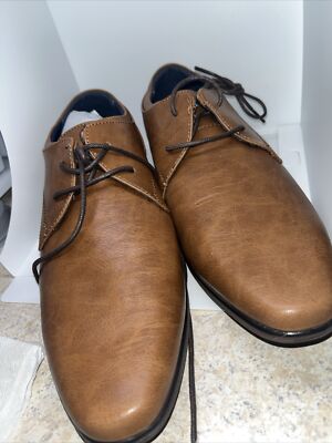 River Island Size 6 Men s Brown Oxfords Wide Fit New No Box