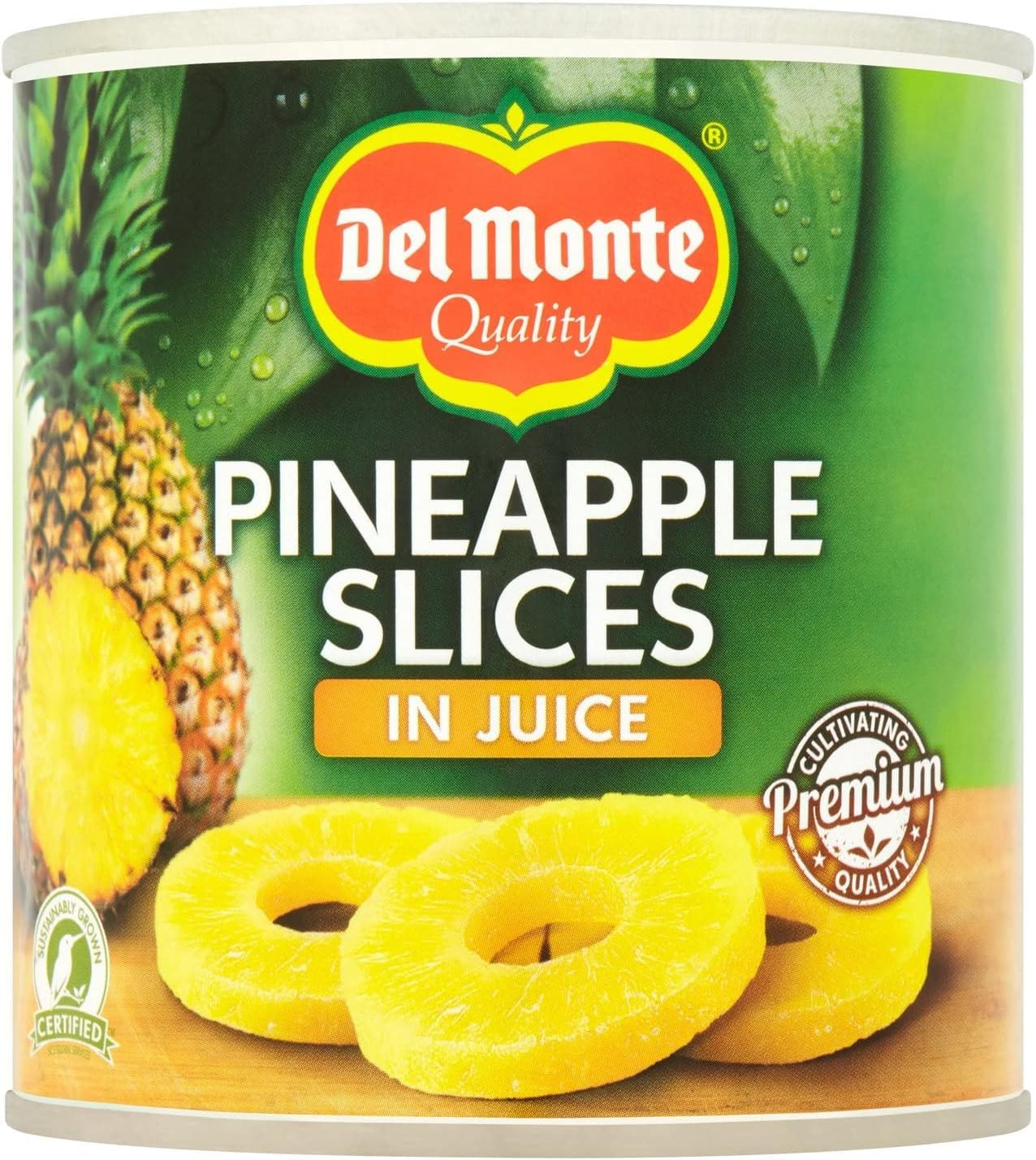 Del Monte Pineapple Slices in Juice, 6 x 435g – Sweet Tropical Fruit