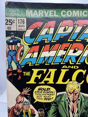 Captain America and The Falcon #176 (Aug 1974, Marvel) | eBay