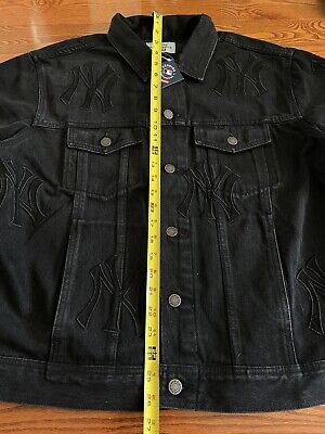 x New York Yankees denim trucker jacket