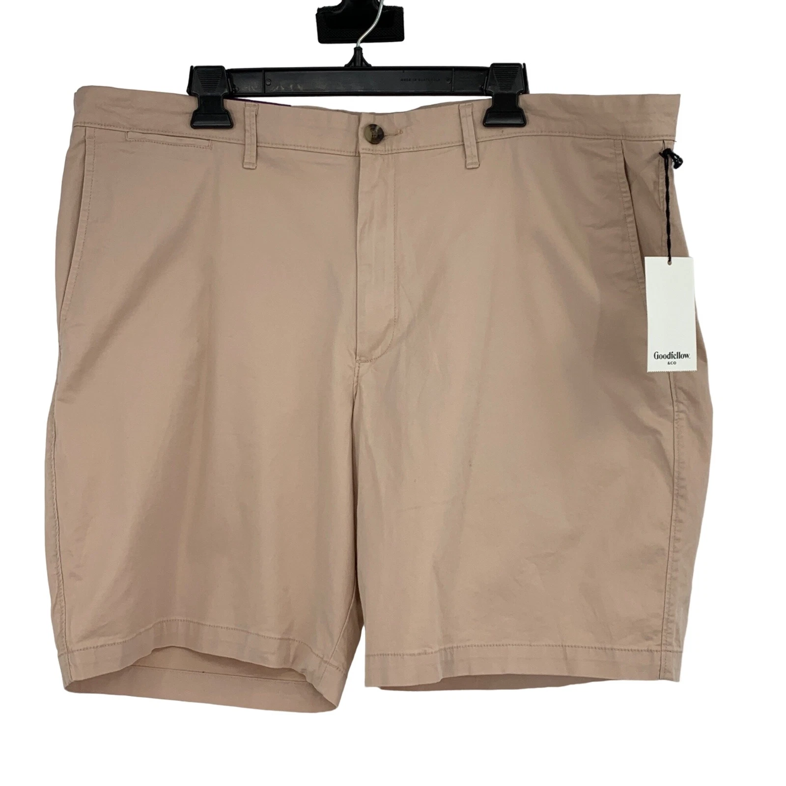 Mens 9" Linden Flat Chino Shorts Goodfellow Peach Size 42 NWT 2327 Stretch
Opens in a new window or