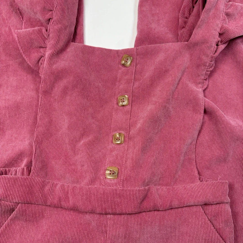 Детский комбинезон 1st Kiss с оборками рукав розовый размер S 7/8 - Изображение 2 из 4