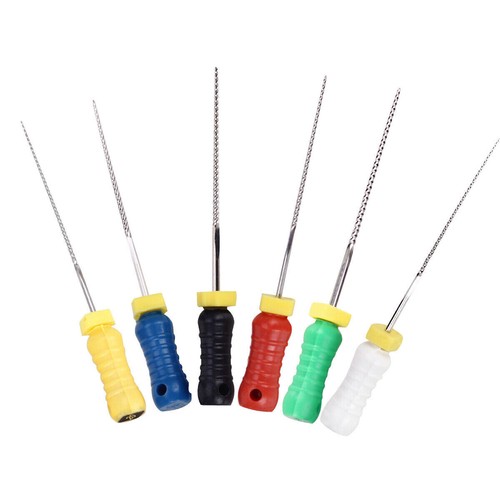 Dental Stainless Steel Endodontic Root Canal H/K/R Files 21/25/31mm Hand Use - Picture 5 of 49