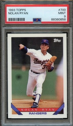 1993 Topps #700 Nolan Ryan PSA 9 MINT Rangers