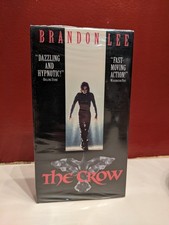 Original 90s The Crow Factory Sealed Rare Canadian Cover Variant Brandon Lee VHS