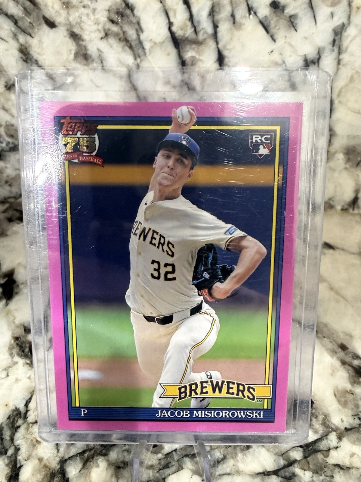 2026 Topps Series 1 - 1991 Topps Baseball Jacob Misiorowski #T91-74 Pink (RC)