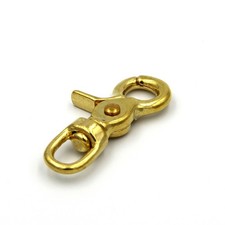 Swivel Carabiner Eye Loop Snap Hook,Brass Snap Clasp,Dog Leash Hook lot