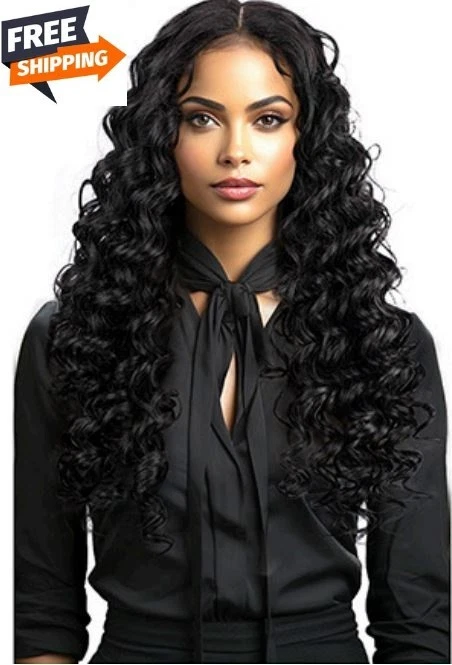 BlisSource 100% Premium Fiber Yolanda Lace Wig 13x4 Lace Part 22" UK Free Ship