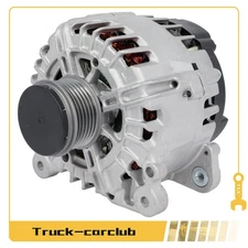 11815 Alternator Fits Volkswagen Touareg 2013-2016 V6 3.0L 180A CW 6-Groove