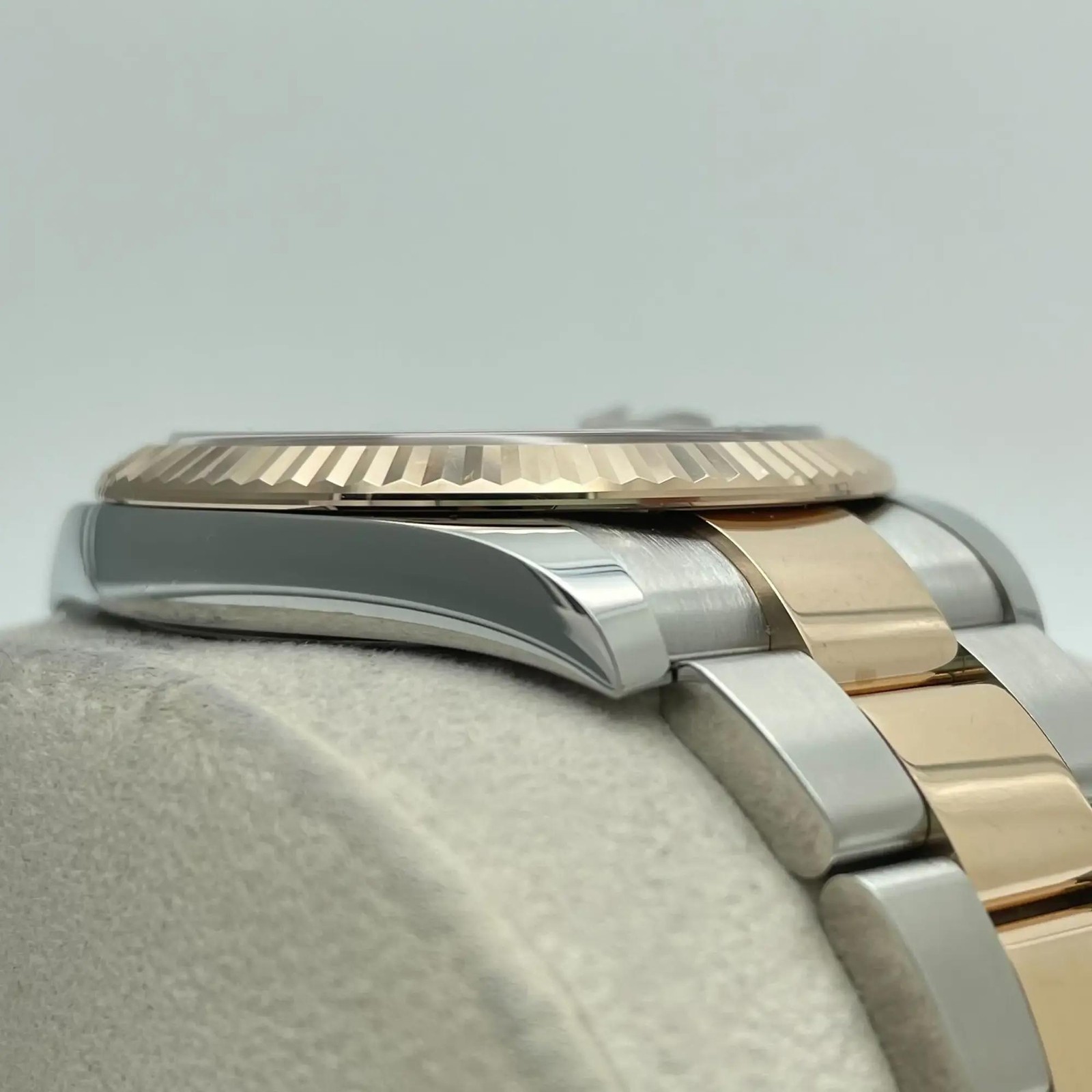 2020s Mint Rolex 126331 Datejust 41 Wimbledon 18K Rose Gold Steel Oyster Watch image 6