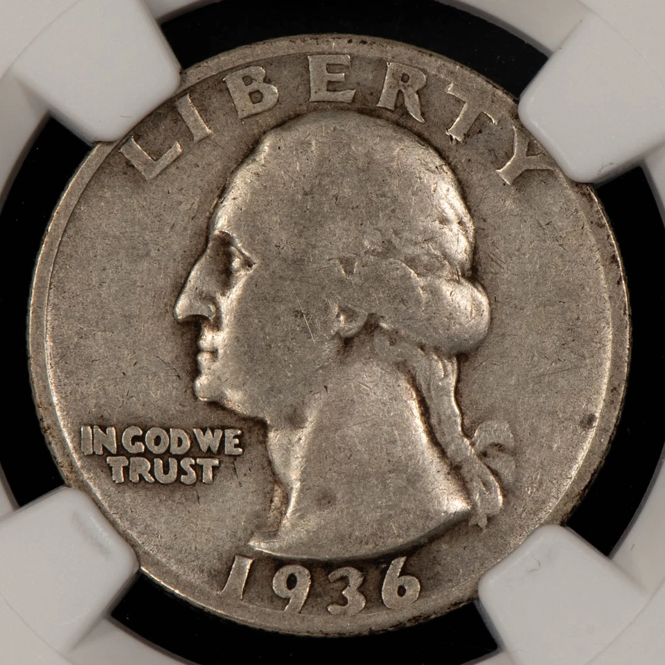 1936 DDO 25c Washington Quarter - Double Die Obv FS-101 - NGC Fine 15 - X6016 - Image 4 of 4