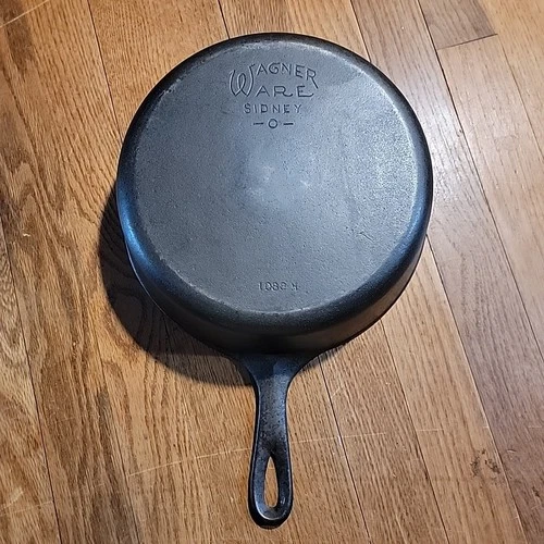 Wagner Ware Sydney -O- #8  1088  Cast-Iron Deep Fryer Skillet Vintage