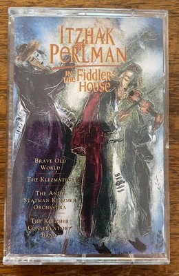Itzhak Perlman - In the Fiddler s House - cassette - VG+/VG+. Klezmer. Fiddle.