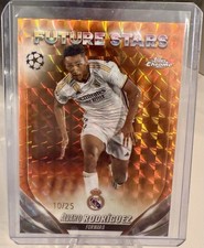 2023-24 Topps Chrome UEFA Club Competitions Orange Geometric Alvaro Rodriguez 25