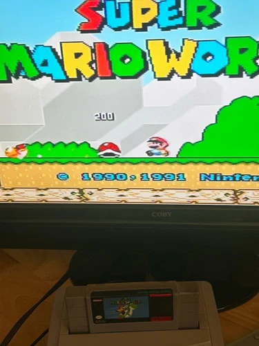 Super Mario World (Super Nintendo SNES) Nintendo NTSC-U/C Game Cartridge