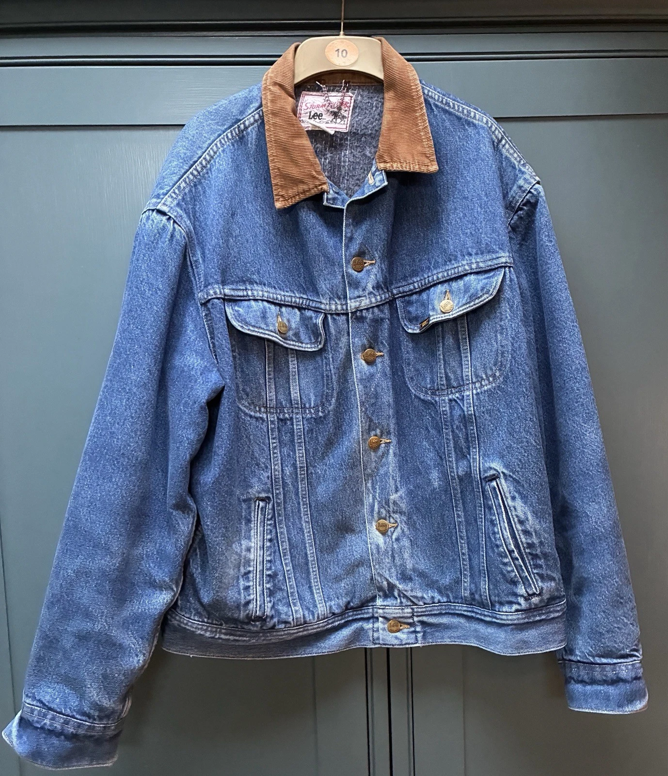 Lee Storm Rider USA Vintage Denim Jacket Size XL (46)
Opens in a new window or tab