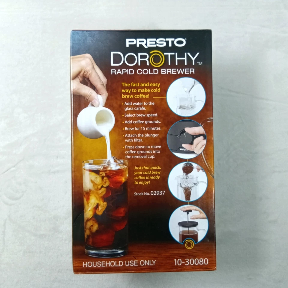 Presto Dorothy Rapid Cold Brewer Coffee Maker Electric Free Ship! - Image 3 of 4