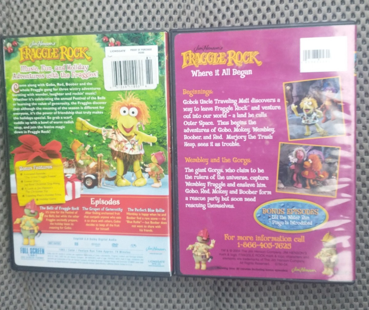 2 DVD Fraggle Rock: A Merry Fraggle Holiday and Jim Henderson