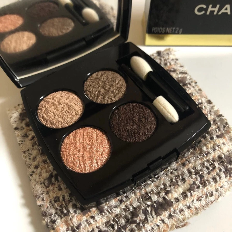 CHANEL LES 4 OMBRES 04 TWEED BRUN ET ROSE (2g / 0.07oz) Limited Edition 2022 - Image 2 of 3