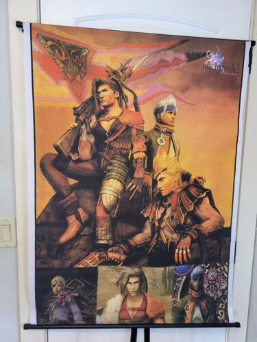 Final Fantasy X-2 Large Fabric Wall Scroll Anime Video Game
