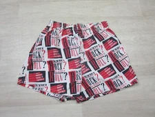 VINTAGE Monday Night Football Boxer Shorts Men's (S) ABC 1990s Rock and Roll AOP