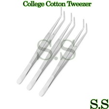 3 Pcs College/Cotton Dressing Pliers 6" Dental Instruments