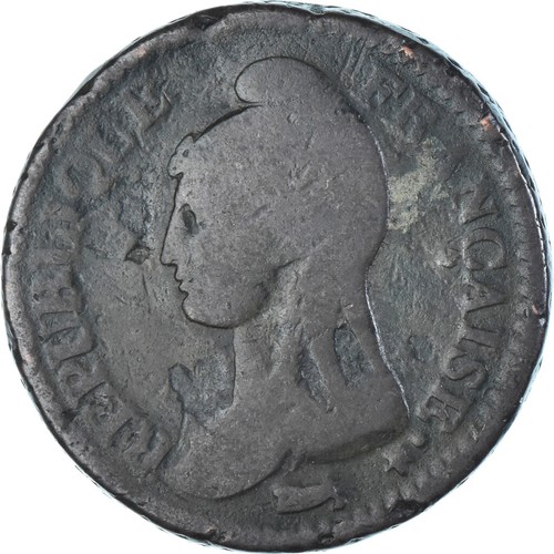 France. Directoire (1795-1799). Décime An 5-A Dupré. Refrappage du 2