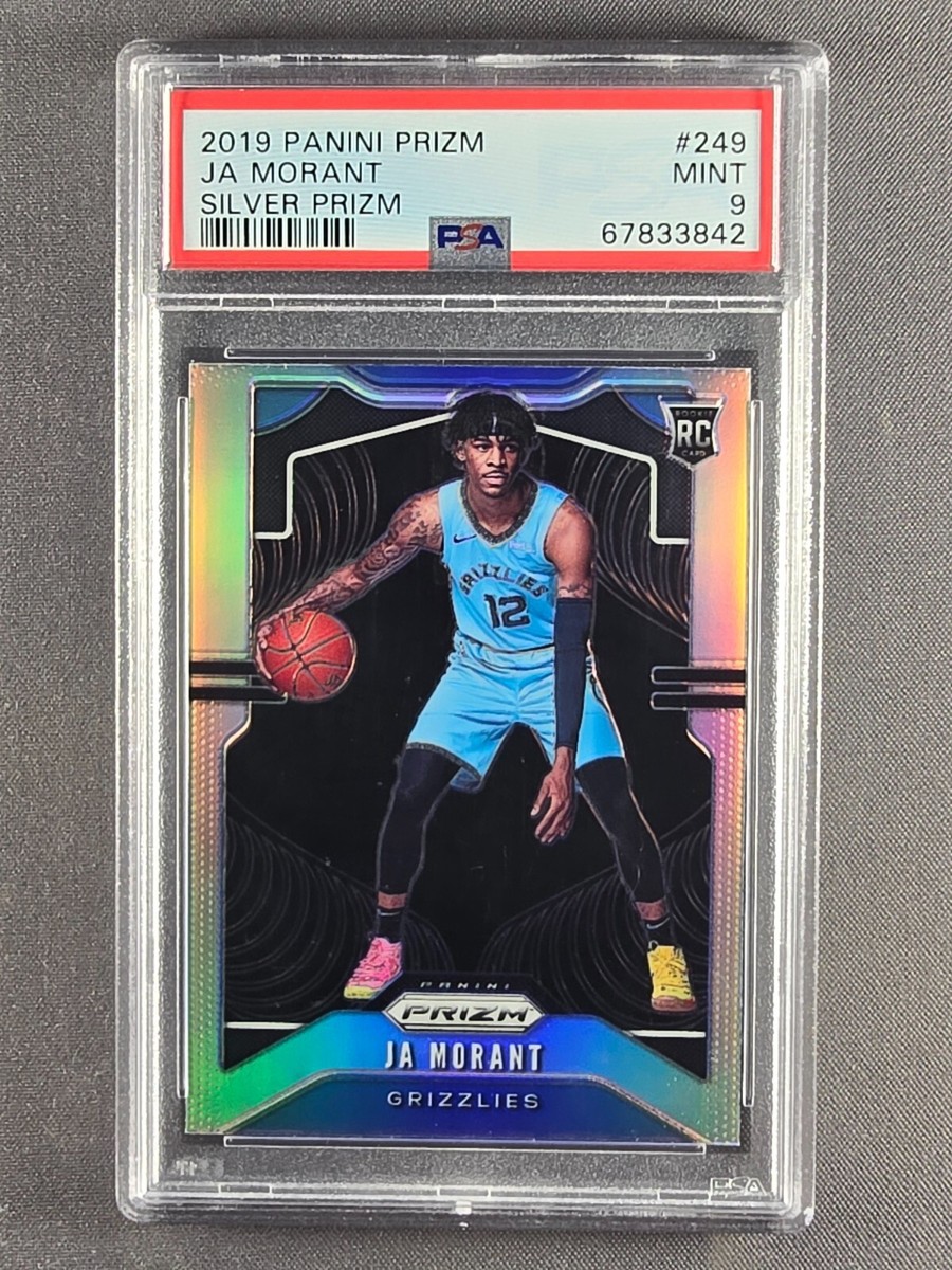 2019-20 Panini Prizm #249 Ja Morant Silver Prizm Rookie Card RC 