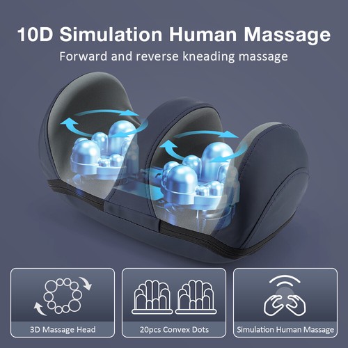 Foot Massager Machine Promote Circulation Foot & Calf Massager Relieves Fatigue - Picture 15 of 19