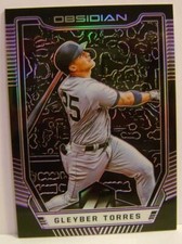 GLEYBER TORRES /99 OBSIDIAN CHRONICLES  BASEBALL 2019