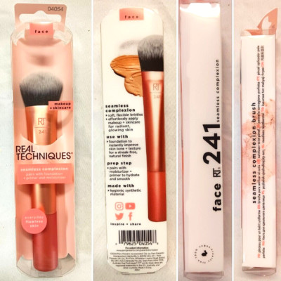 REAL TECHNIQUES SEAMLESS FOUNDATION FACE BRUSH RT241 FLAWLESS SKIN FINISH
