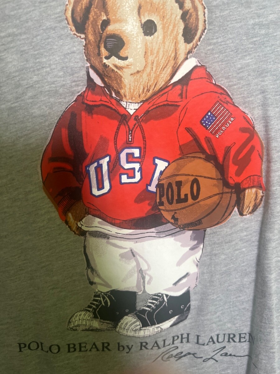 Polo Bear by Ralph Lauren - basketball polo bear tshirt - boys