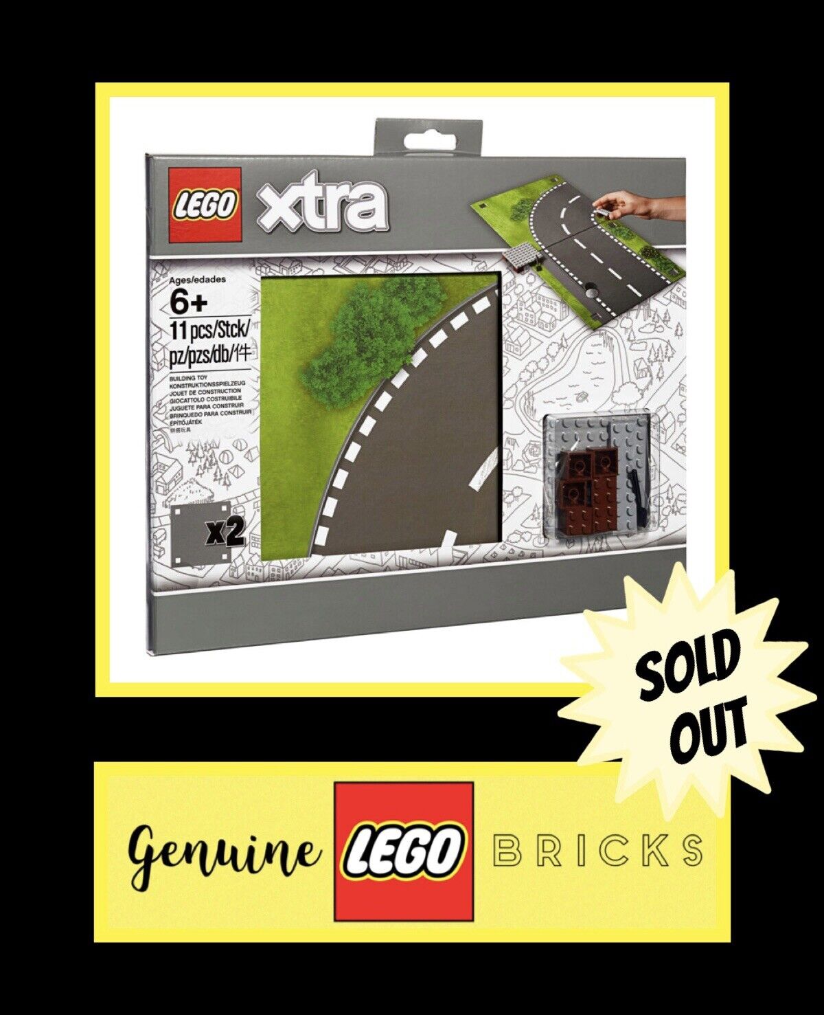 NEW LEGO Xtra Road Playmat (853840) Sealed Retired City Brand New