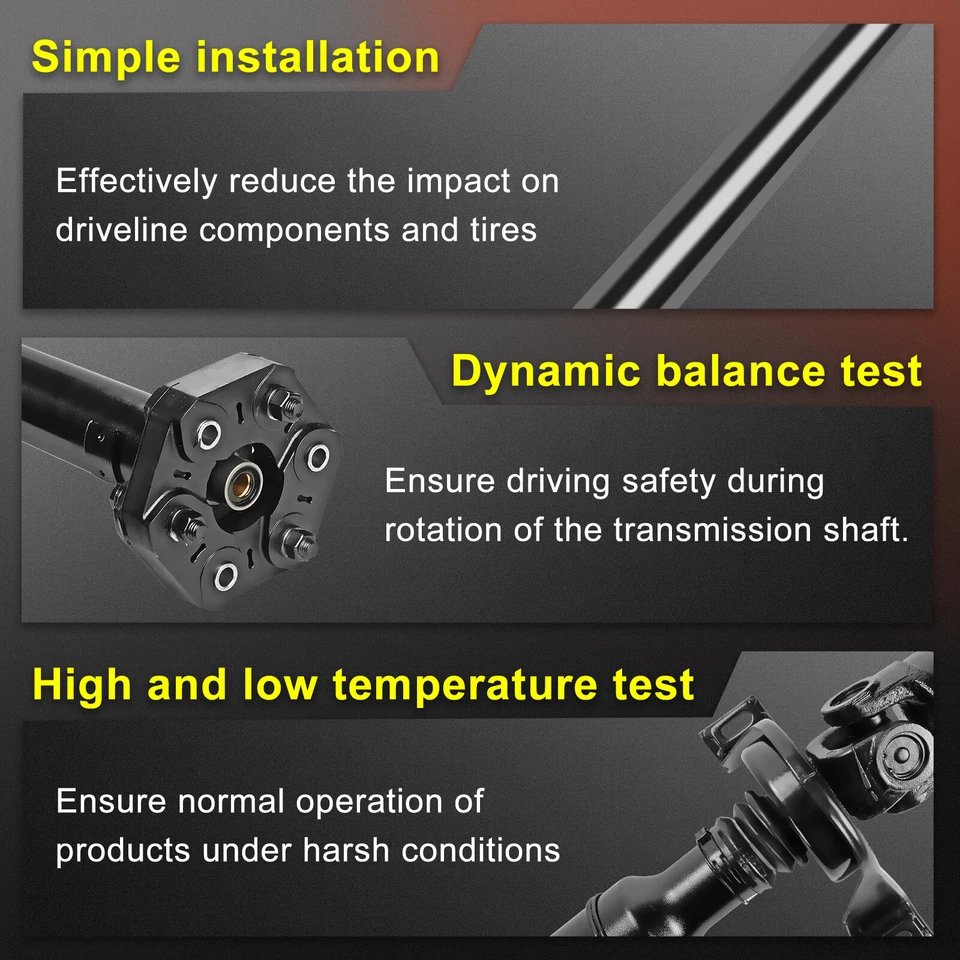 For Chrysler 300 2005-2014 Dodge Charger RWD Rear Driveshaft Prop Shaft Assembly Foto 3 de 4