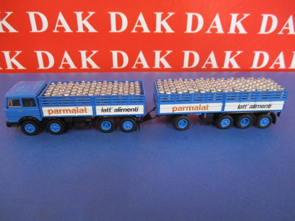 1/87 Modellino Camion Truck Fiat 691 Millepiedi Parmalat by Brekina - Immagine 2 di 4